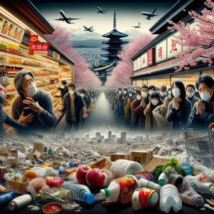 "A photo of a shocking food safety crisis in Japan."