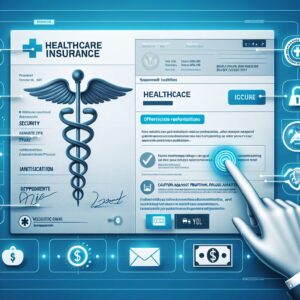 An official-looking email notification from Assurance Maladie, displaying a secure and professional design, symbolizing healthcare payments and vigilance against fraud.