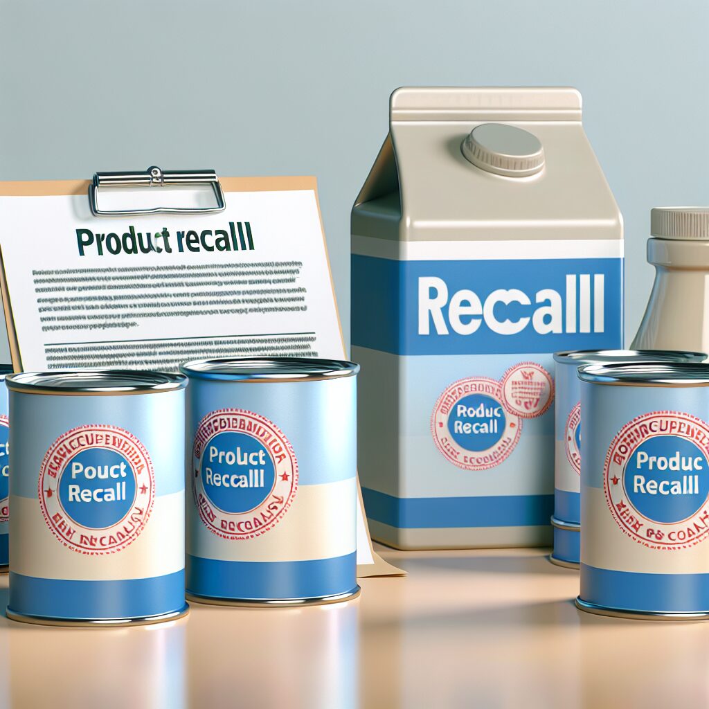 Image illustrant l'article sur le rappel des laits infantiles par Nestlé, montrant des boîtes de lait infantile consignées avec un autocollant de rappel, dans un cadre neutre et informatif.